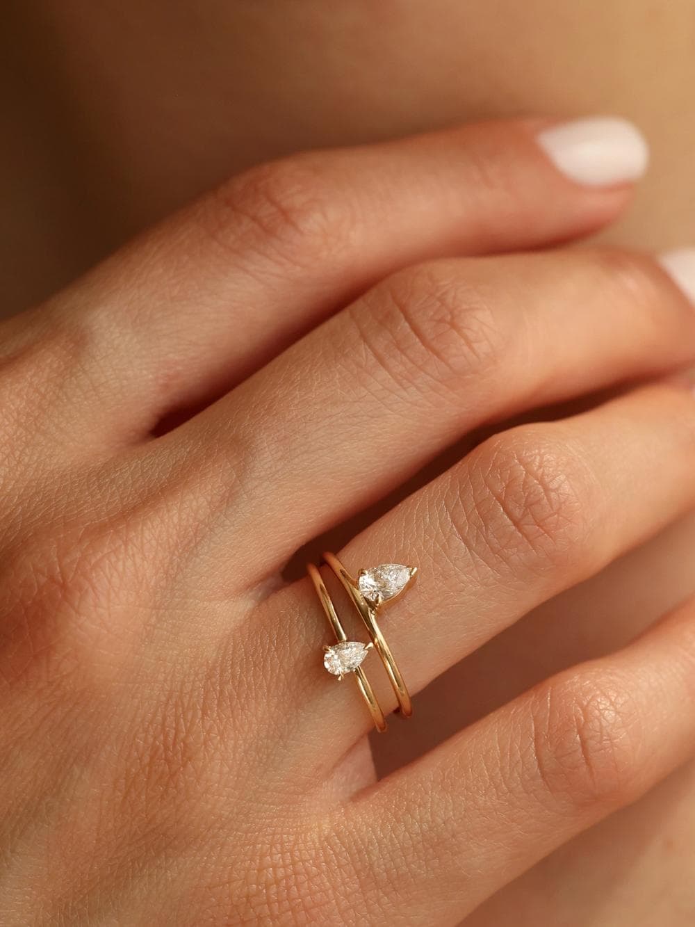 Classic Pear Cut Ring combined view v3