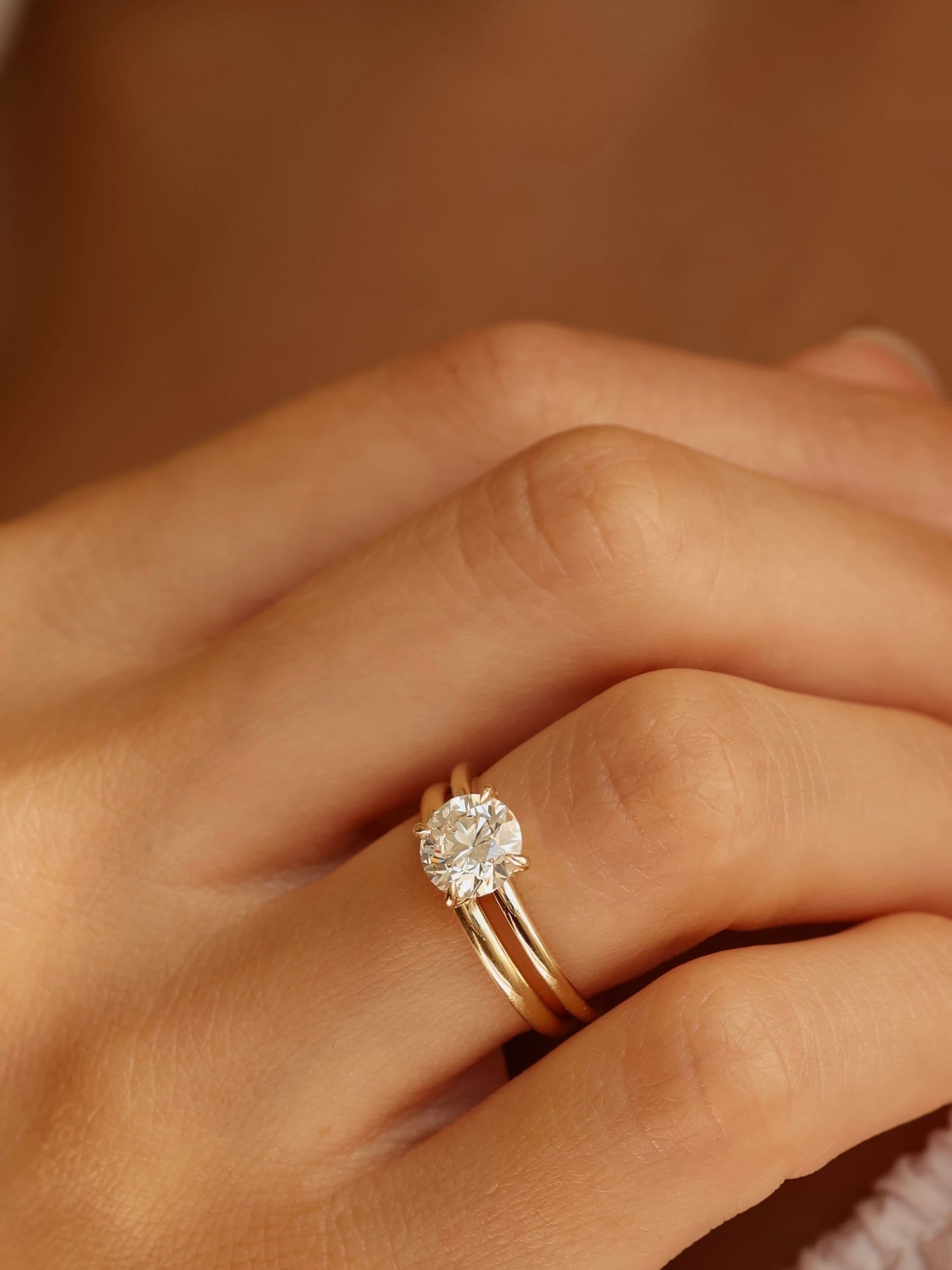 Classic 2mm Wedding Ring combined view