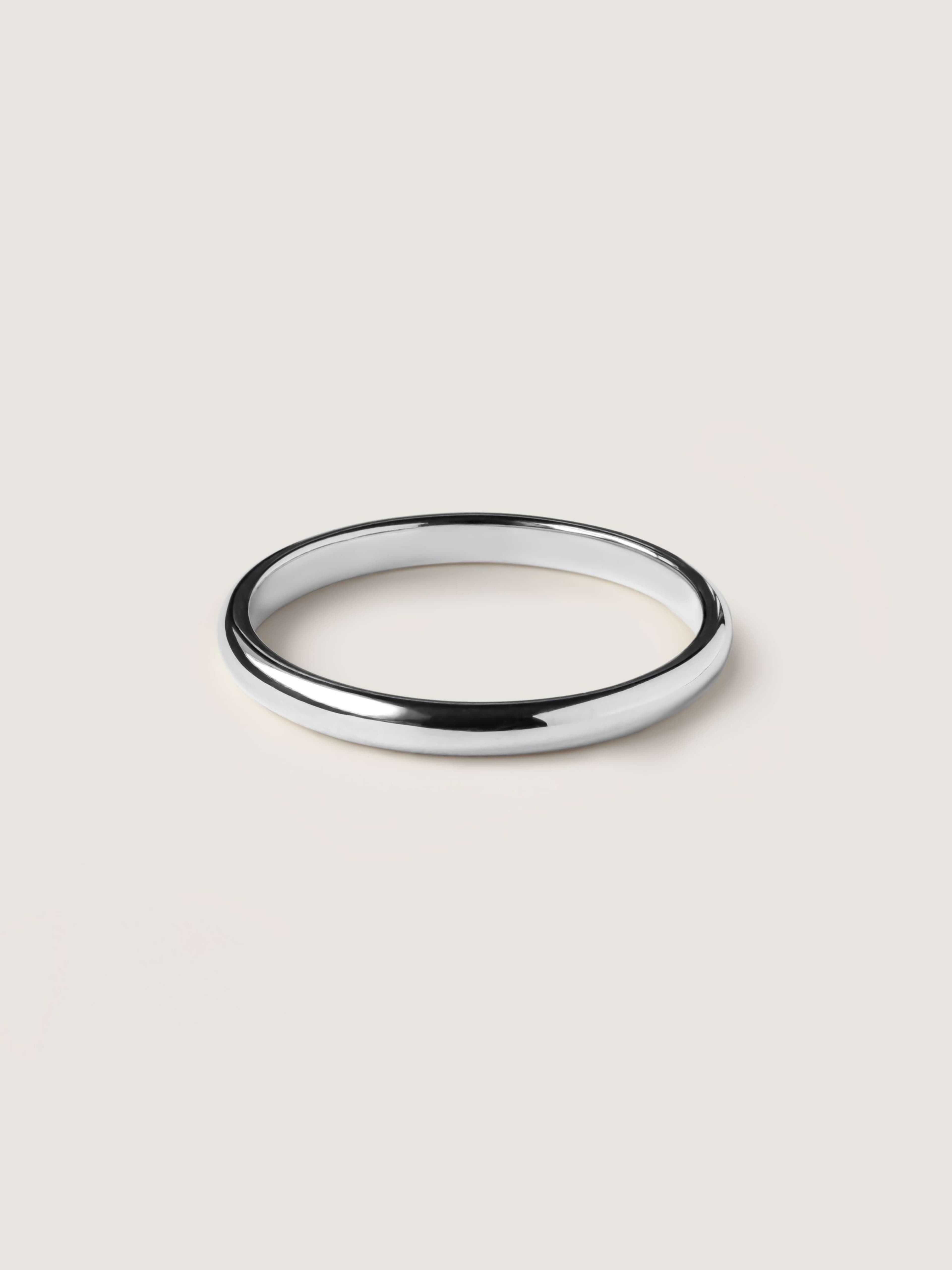 Classic 2mm Wedding Ring in White Gold
