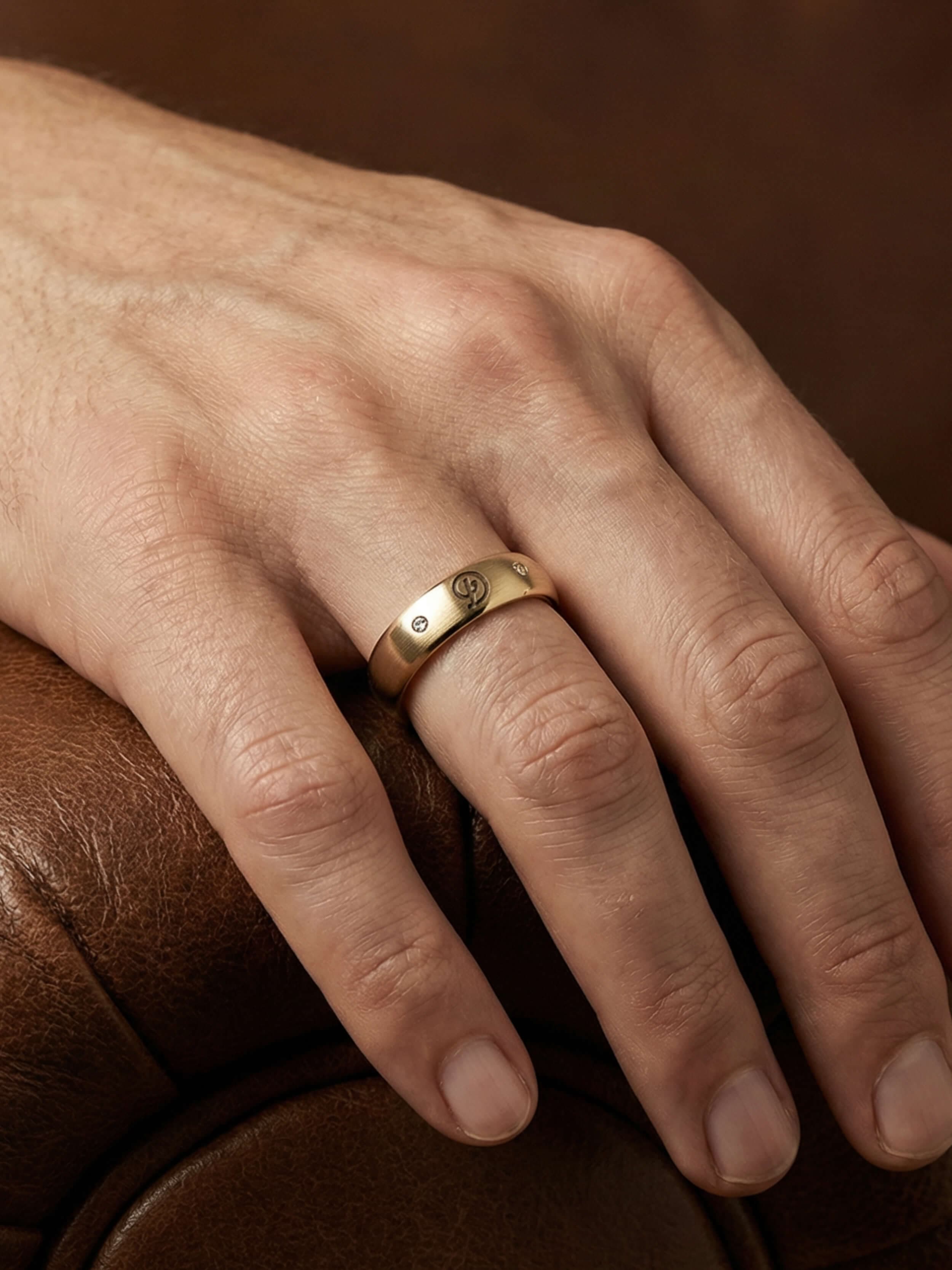 Signature Ring on hand