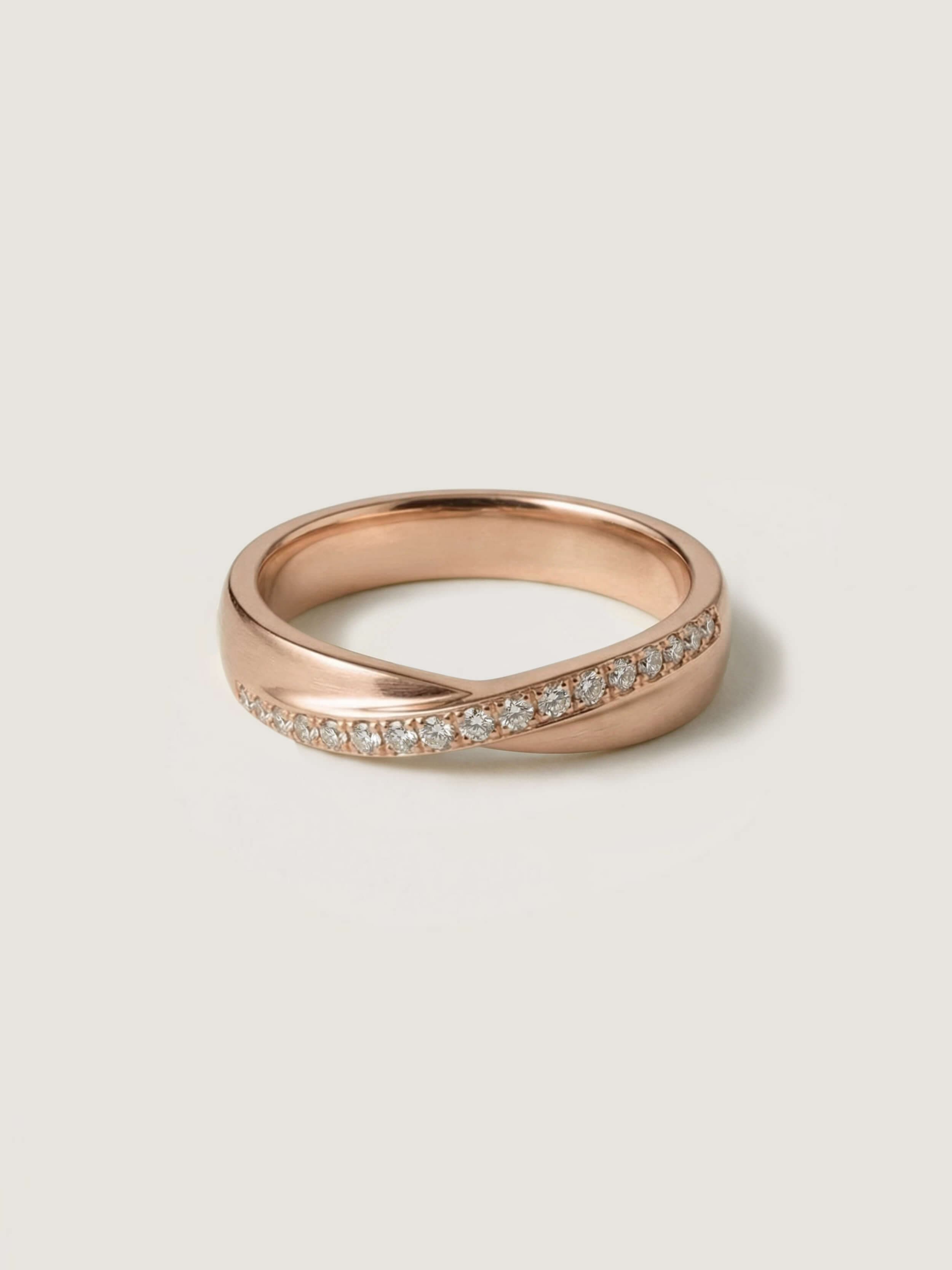 Stellar Union Ring in Rose Gold